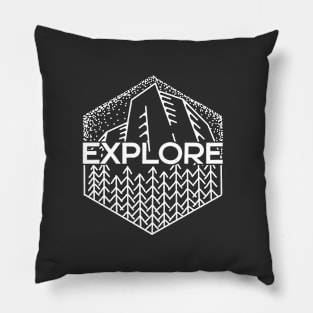 Explore Mountains Pillow