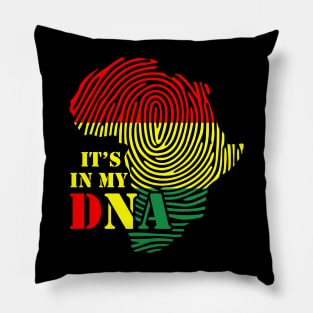 It's in my DNA, Black History, Africa, Black Lives Matter Pillow