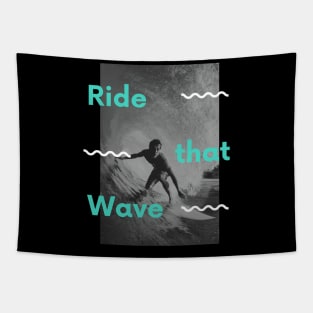 Ride That Wave Tapestry