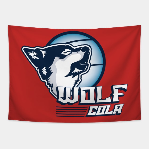 Wolf Cola 2023 Tapestry by Gimmickbydesign