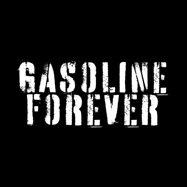 Gasoline Forever - white grunge by SUMAMARU