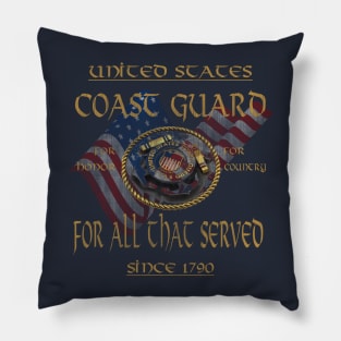 U.S. Coast Guard For All That Served -Veterans day Pillow