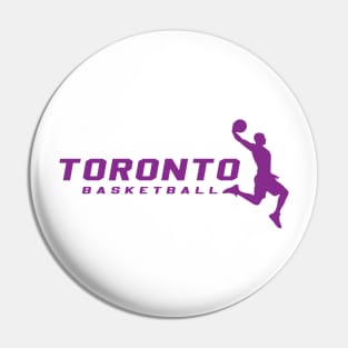 Retro Toronto Basketball Club Pin