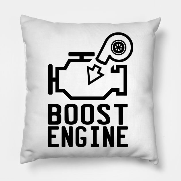 Boost check engine light Pillow by hoddynoddy