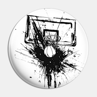 Basketball Hoop Pin