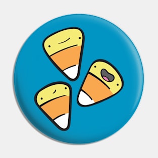 Candy Corn Dudes Pin