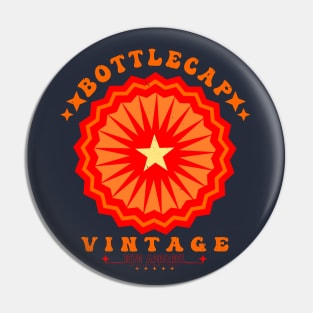 Bottlecap Vintage Retro Clothing Pin