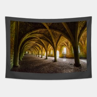 The Vaulted Cellarium, Fountains Abbey Tapestry