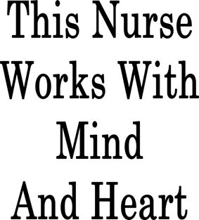 This Nurse Works With Mind And Heart Magnet