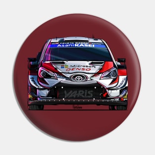 Toyota Yaris WRC Artwork Pin