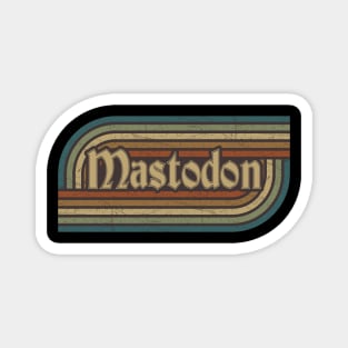 Mastodon Vintage Stripes Magnet