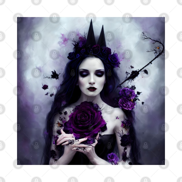 Violet Purple Witch by adorcharm