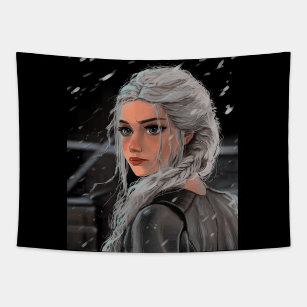 Ciri Tapestry by kurtiart