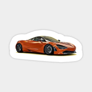 720S Cartoon Magnet