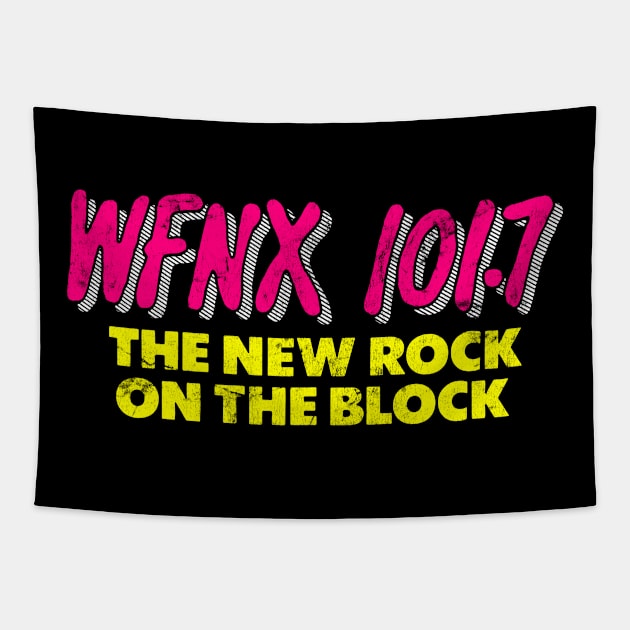 WFNX Boston / 80s Radio Station Tapestry by CultOfRomance