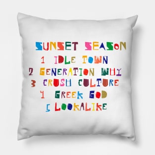 sunset season Pillow