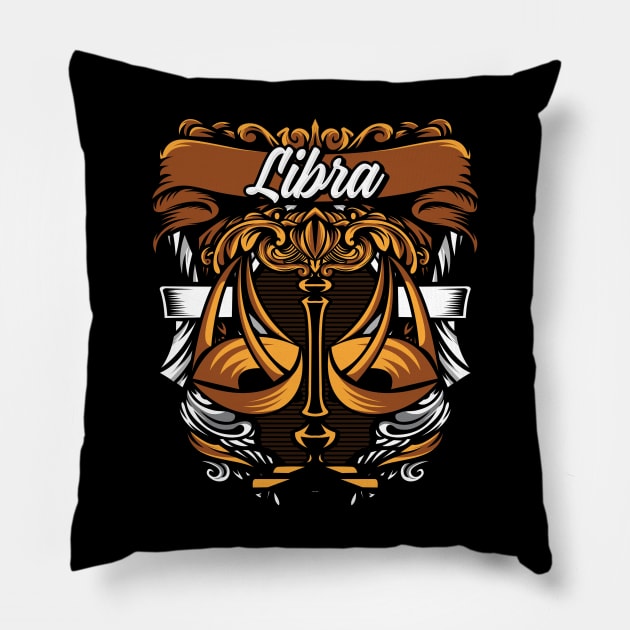 Zodiac LIBRA Frame Series Pillow by ZODIAC HOLIC