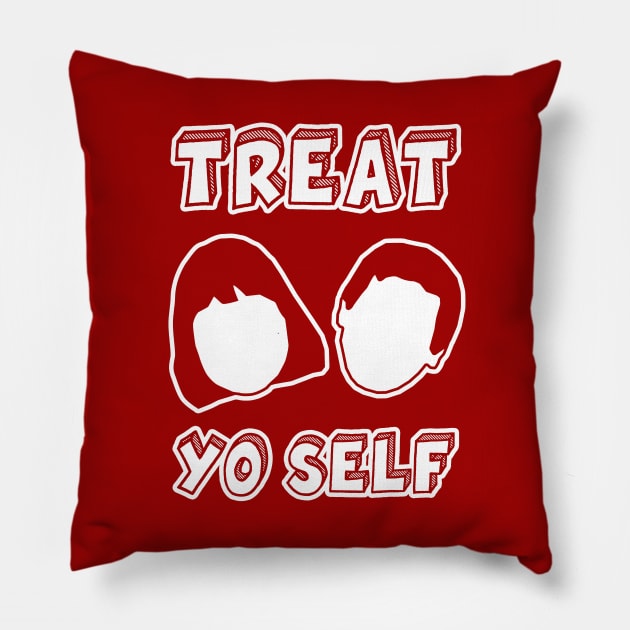 Treat Yo Self Pillow by bctaskin