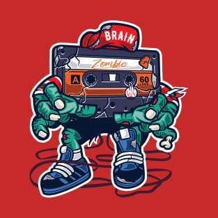 Zombie Cassette Tape T-Shirt