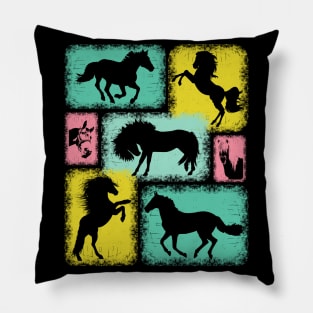 Haflinger Pony Horses Collection Pillow