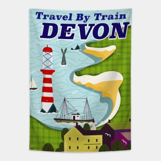 Take a Train to Devon Tapestry