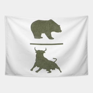 Bear Bull Tapestry