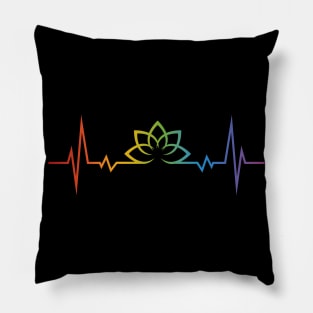 Lotus Heartbeat Pillow