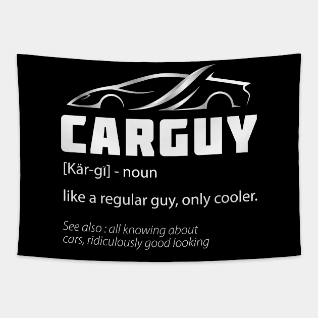 Car Guy Mechanic Shirt Car Mechanic Gift Tapestry by TeddyTees