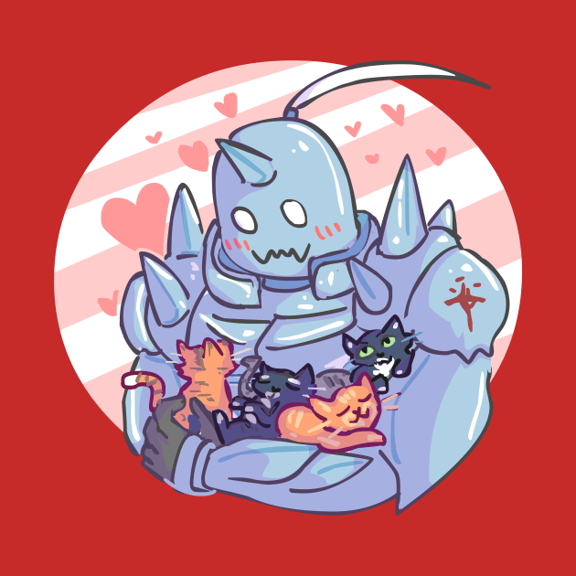 Fullmetal Alphonse and Kittens by sky665