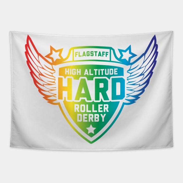 High Altitude Roller Derby Pride Tapestry by High Altitude Roller Derby 