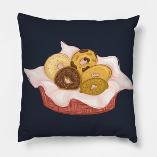 Basket of Bagels Pillow