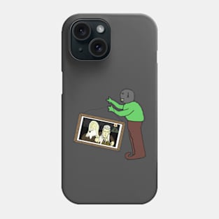 Elf turned into orc steals painting of Gandalf and Legolas Phone Case