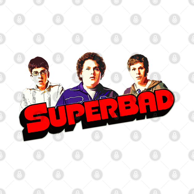 superbad train scene t shirt