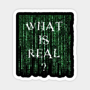 What is real? Magnet