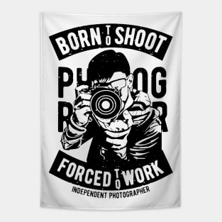 Born To Shoot Tapestry