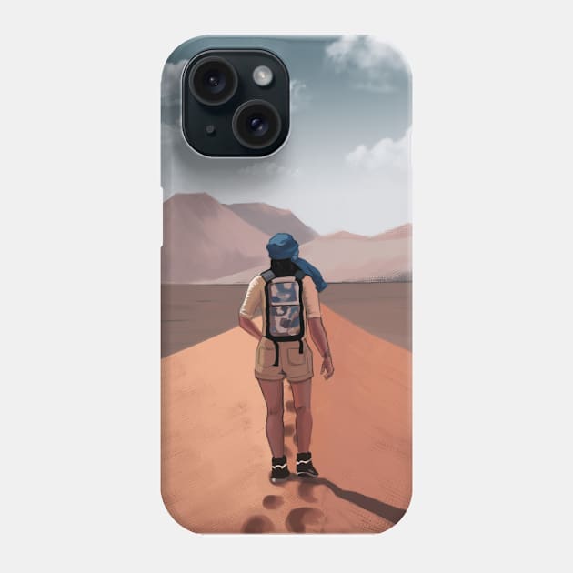 Wind Walker Phone Case by The Alien Boy Art