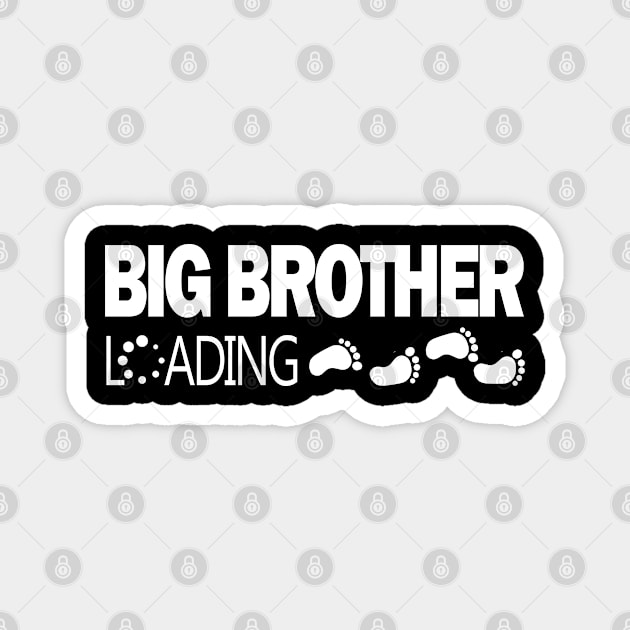 big  brother loading funny cool small feet steps Magnet by mouad13