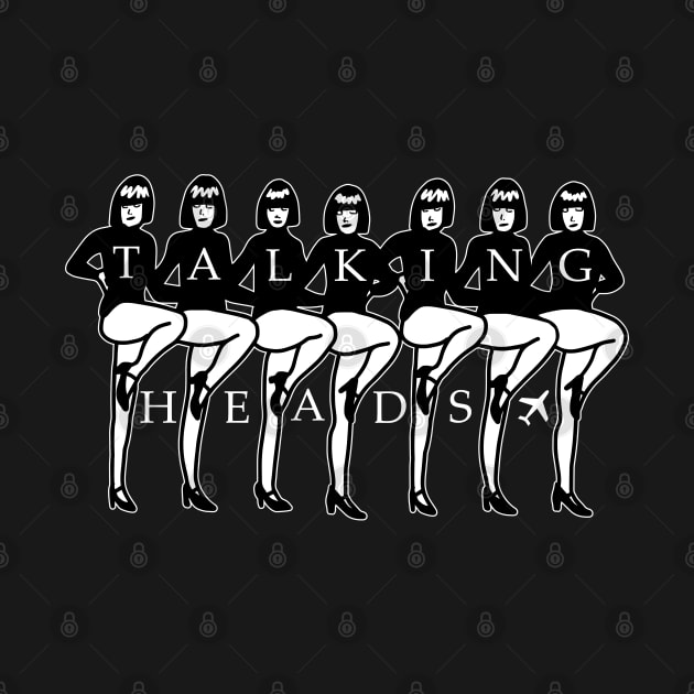 Talking Heads - Tribute Artwork - Black by Vortexspace