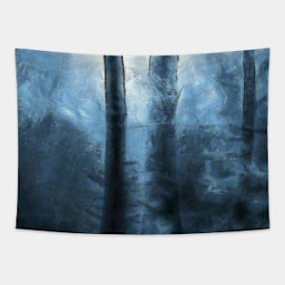 Blue forest Tapestry