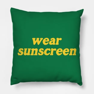 Wear Sunscreen Shirt | Dermatologist Gift | Sink care Junkie | Esthetician | Best Friend Gift Pillow