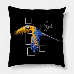 Fly Free  -  Parrot Pillow