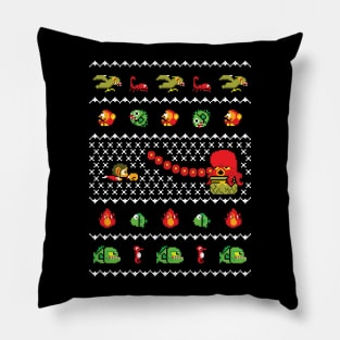 Ugly Christmas Sweater Alex Kidd Pillow