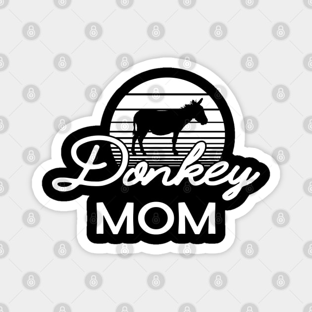 Donkey Mom Magnet by KC Happy Shop