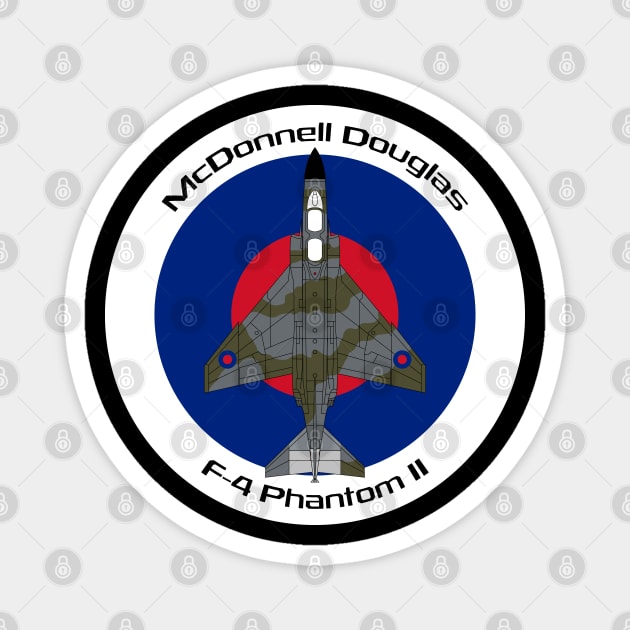 F-4 Phantom II (RAF) Magnet by BearCaveDesigns