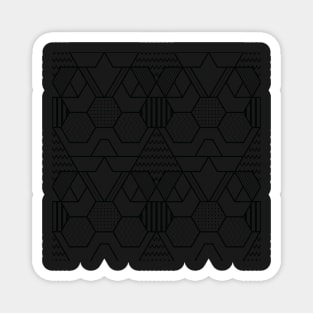 Hexagon Lines Magnet