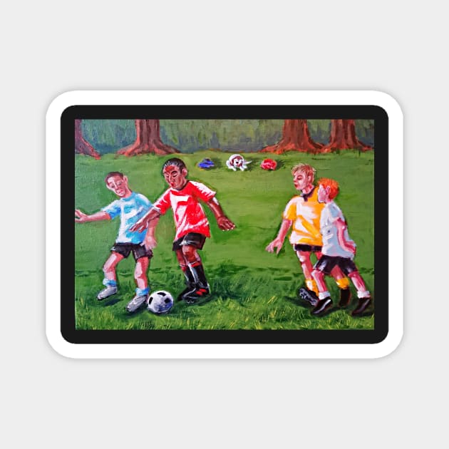 JUMPERS FOR GOALPOSTS Magnet by MarniD9