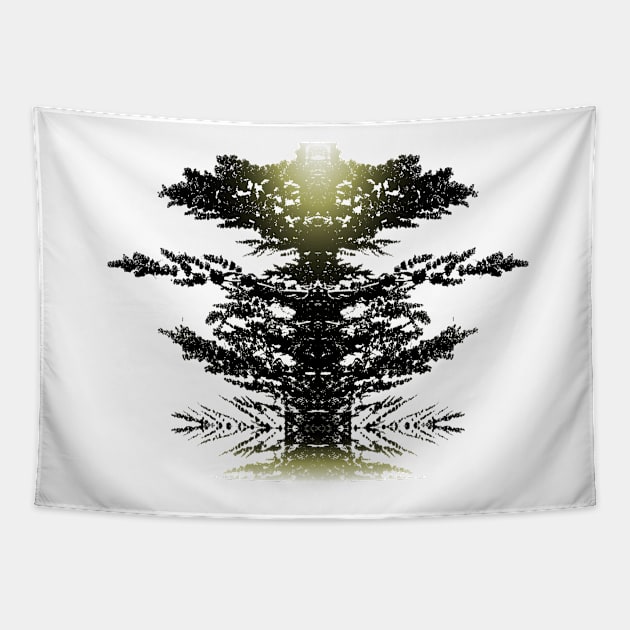 Totemic Tree Tapestry by SpieklyArt