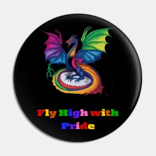 Fly high with pride - Pride Shirt Pin