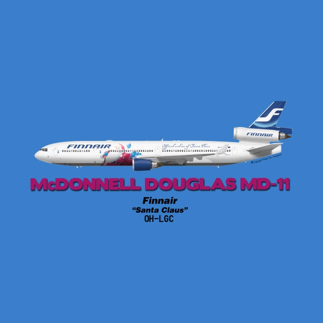 McDonnell Douglas MD-11 - Finnair "Santa Claus" by TheArtofFlying