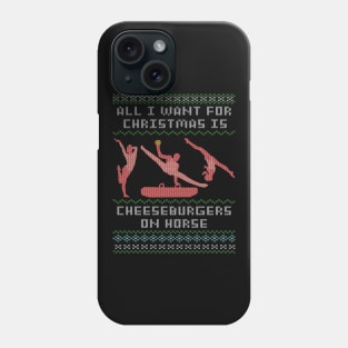 Cheeseburgers On Horse Phone Case